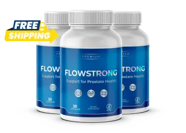 Standard package of FlowStrong, 3 bottles