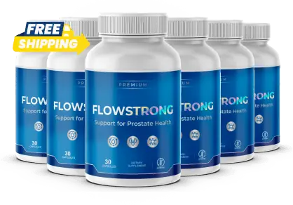 Most Popular package of FlowStrong, 6 bottles
